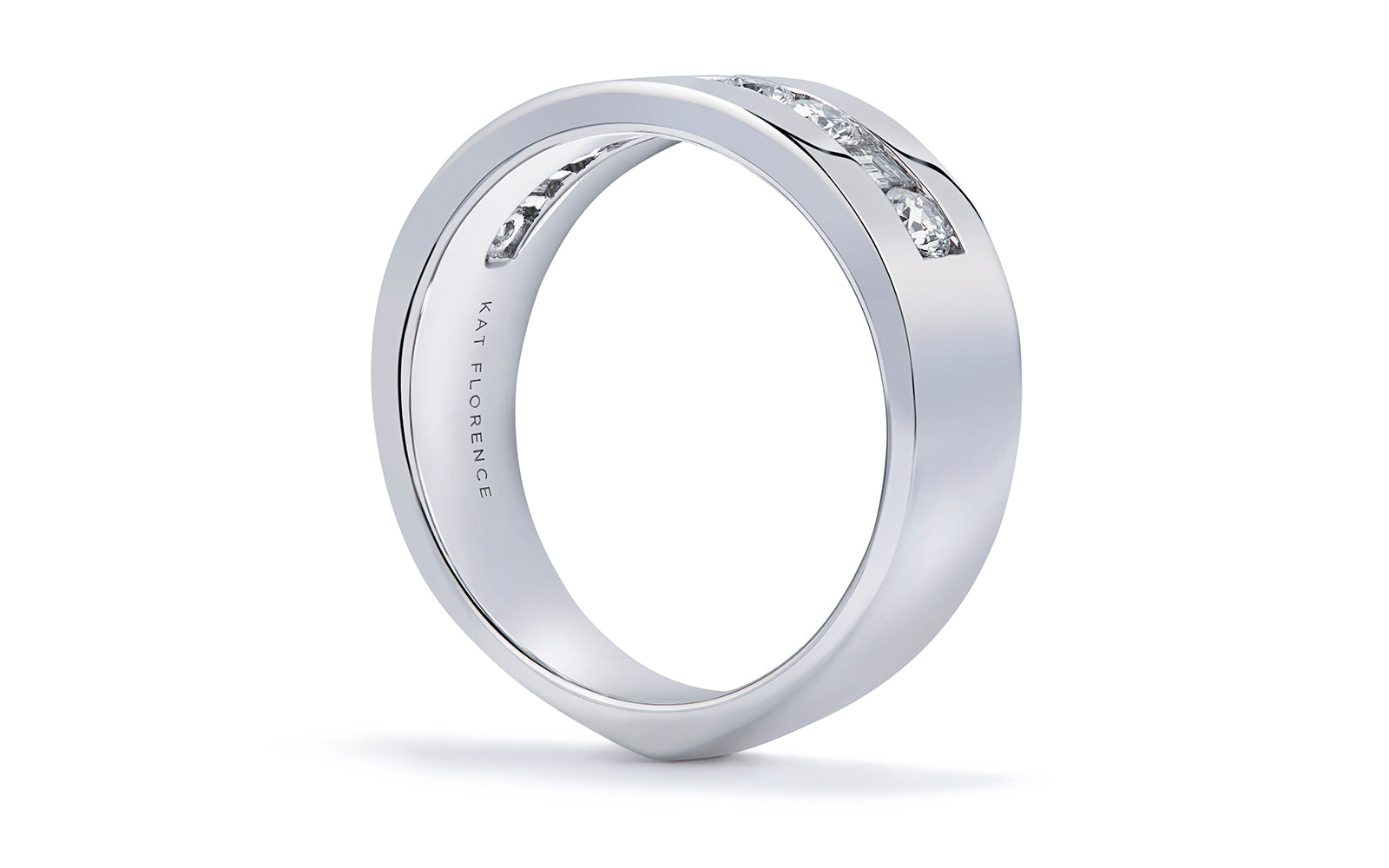 Strength 0.83ct D Flawless Diamond Ring set in 18K White Gold