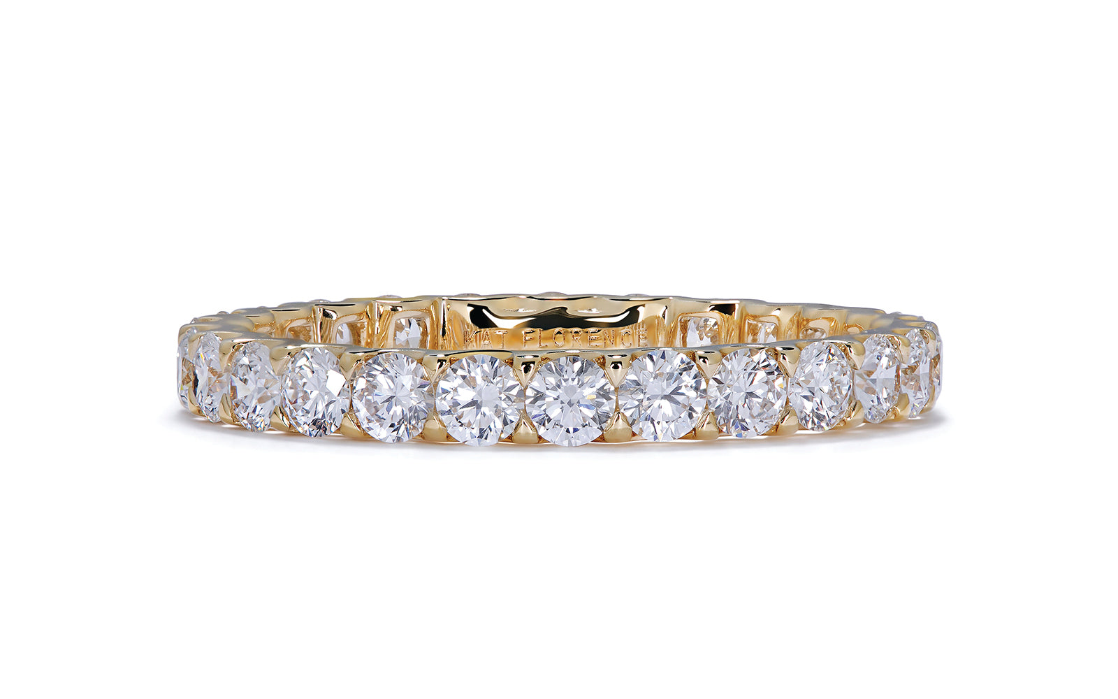 1.55ct D Flawless Diamond Ring set in 18K Yellow Gold