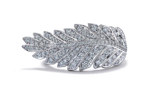 0.72ct D Flawless Diamond Ring set in 18K White Gold