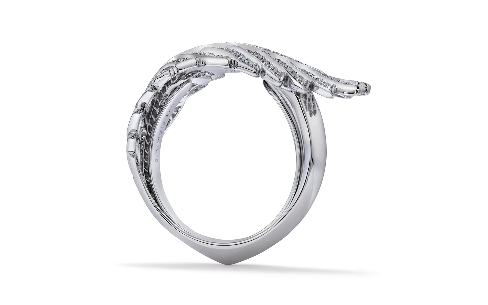 0.72ct D Flawless Diamond Ring set in 18K White Gold