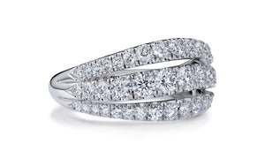 1.55ct D Flawless Diamond Ring set in 18K White Gold