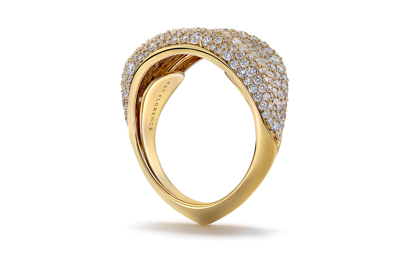 1.68ct D Flawless Diamond Ring set in 18K Yellow Gold
