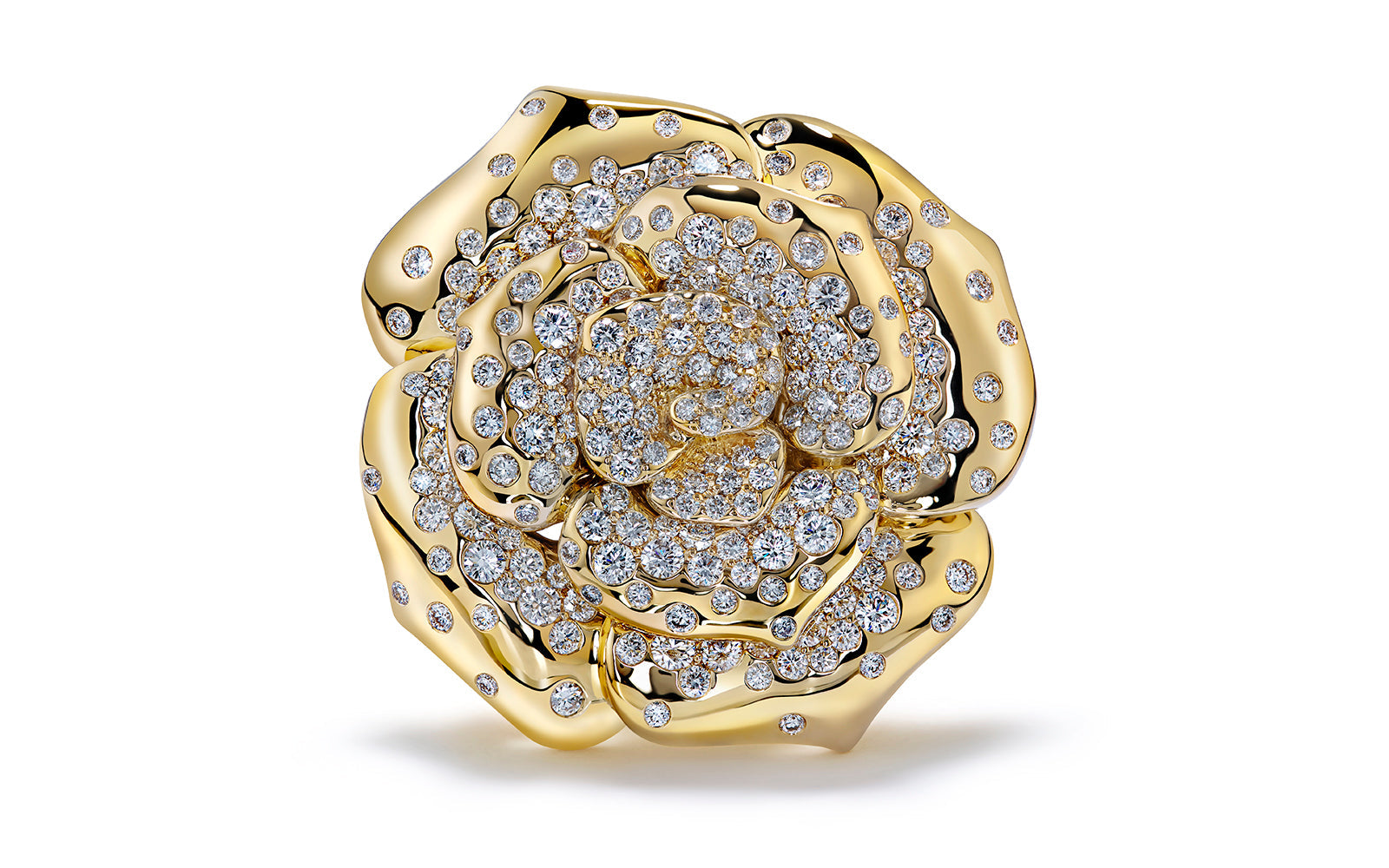 2.16ct D Flawless Diamond Ring set in 18K Yellow Gold