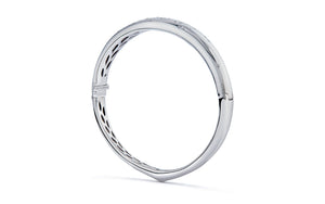 0.41ct D Flawless Diamond Bangle set in 18K White Gold