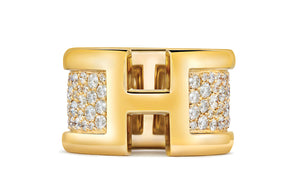 1.90ct D Flawless Diamond Ring set in 18K Yellow Gold