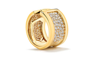 1.90ct D Flawless Diamond Ring set in 18K Yellow Gold
