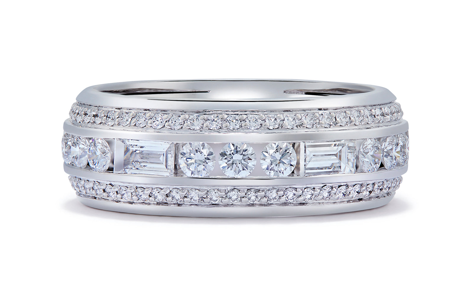 1.83ct D Flawless Diamond Ring set in 18K White Gold