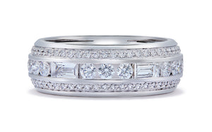 1.83ct D Flawless Diamond Ring set in 18K White Gold