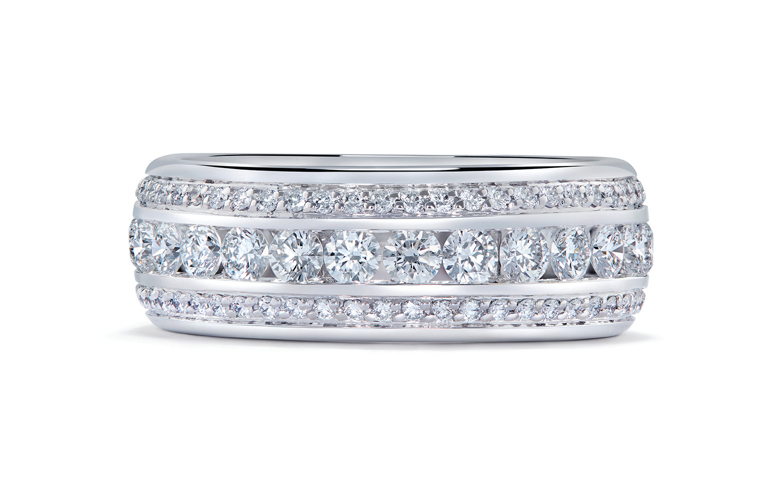 1.83ct D Flawless Diamond Ring set in 18K White Gold