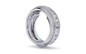 1.83ct D Flawless Diamond Ring set in 18K White Gold