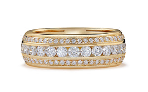 1.75ct D Flawless Diamond Ring set in 18K Yellow Gold