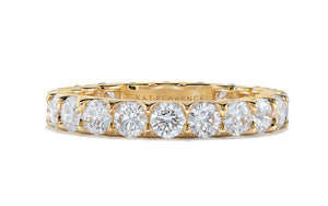 2.70ct D Flawless Diamond Ring set in 18K Yellow Gold