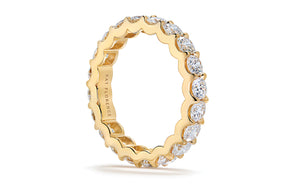 2.70ct D Flawless Diamond Ring set in 18K Yellow Gold