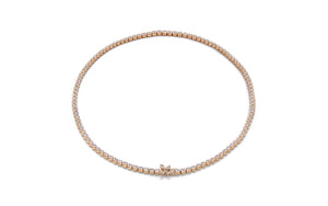 7.52ct D Flawless Diamond Nacklace set in 18K Yellow Gold