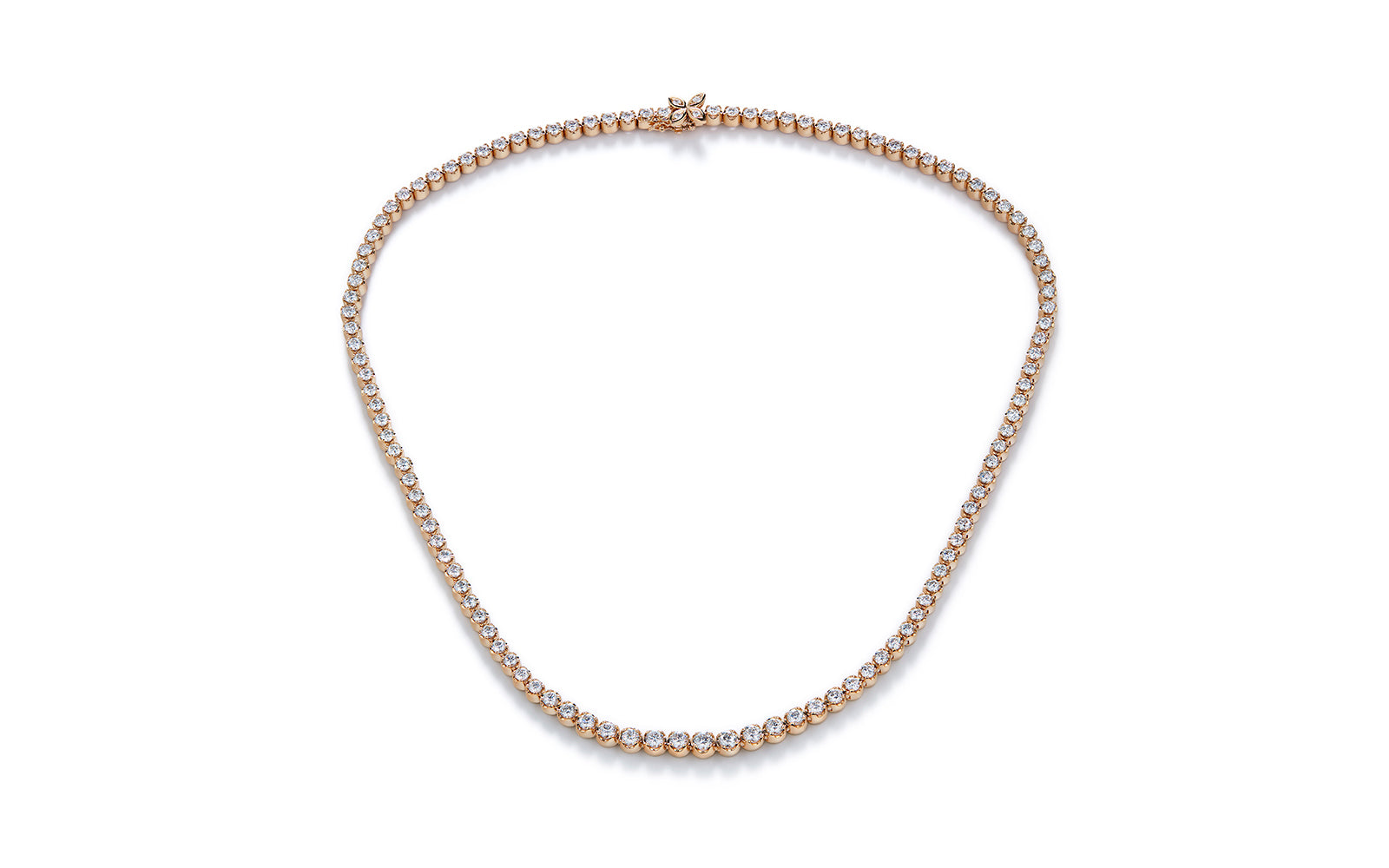 7.52ct D Flawless Diamond Nacklace set in 18K Yellow Gold