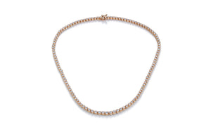 7.52ct D Flawless Diamond Nacklace set in 18K Yellow Gold