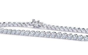 Ice 3.60ct D Flawless Diamond Bracelet set in 18K White Gold