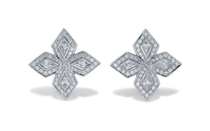 1.36ct D Flawless Diamond Earrings set in Platinum