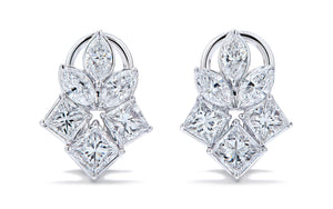 1.68ct D Flawless Diamond Earrings set in 18K White Gold