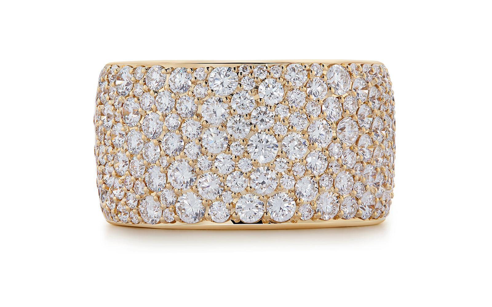 Diamond Cigar 3.34ct D Flawless Diamond Ring set in 18K Yellow Gold