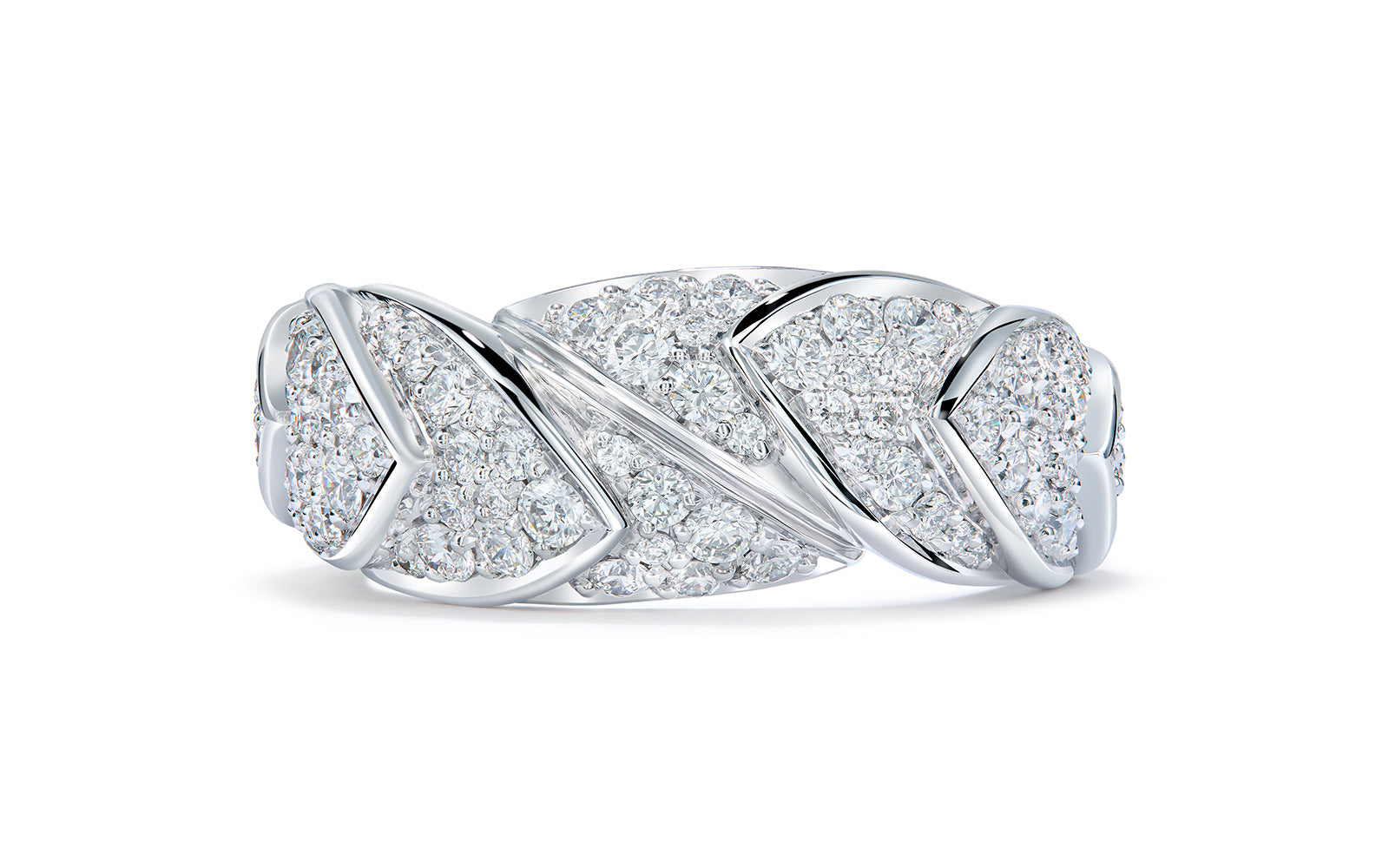 1.55ct D Flawless Diamond Ring set in 18K White Gold