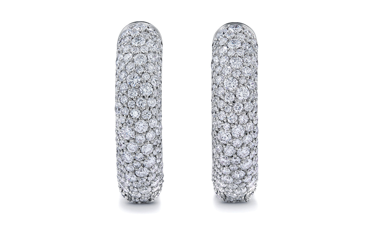 2.78ct D Flawless Diamond Earrings set in 18K White Gold