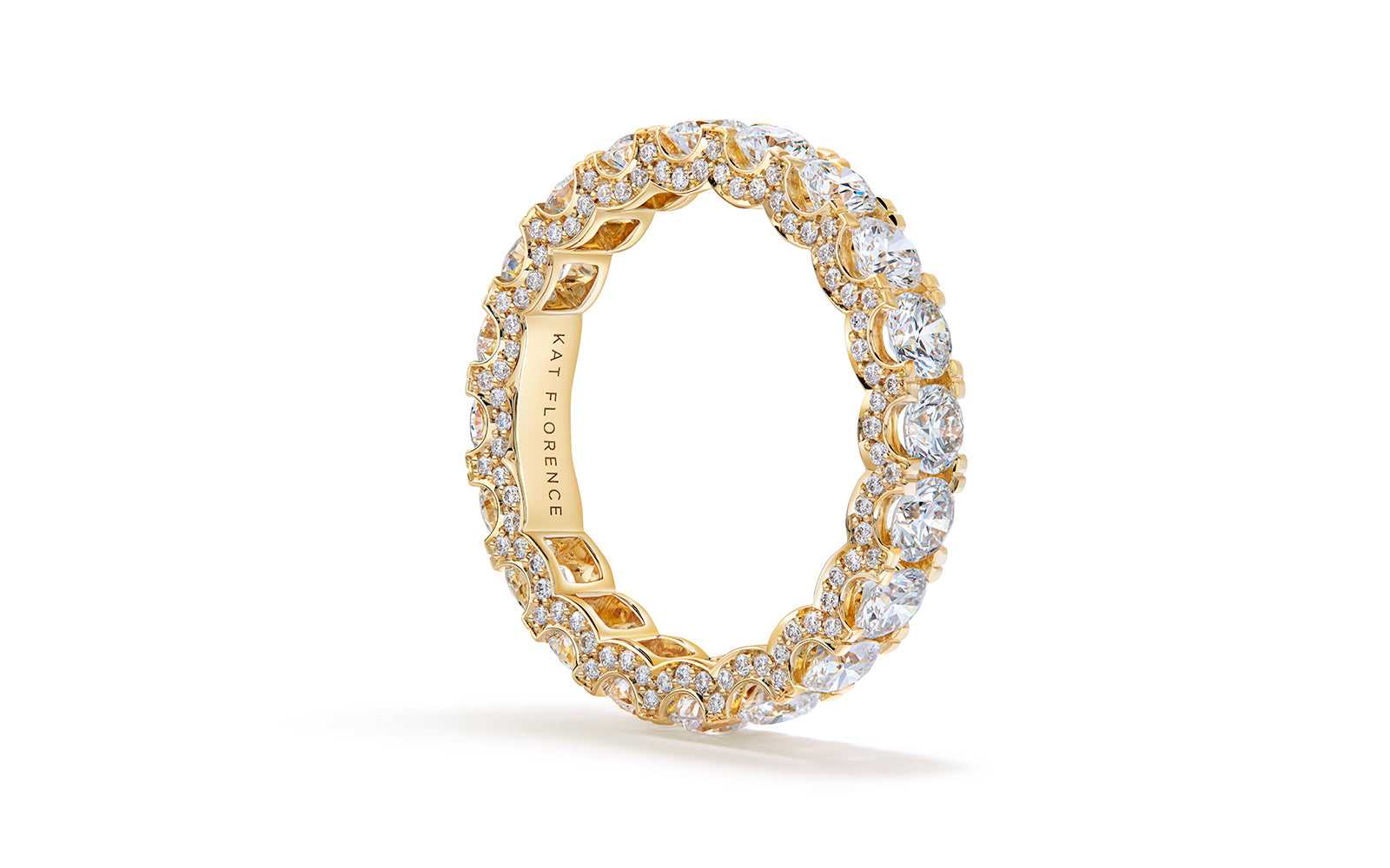 3.06ct D Flawless Diamond Ring set in 18K Yellow Gold