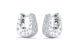 1.50ct D Flawless Diamond Earrings set in 18K White Gold