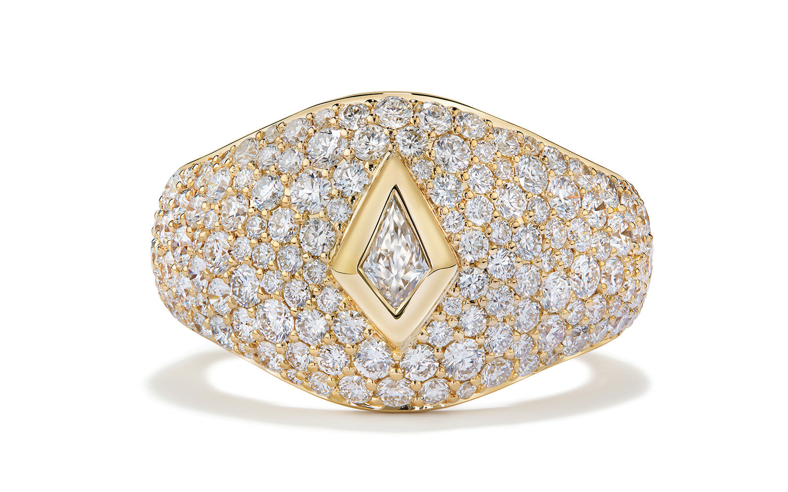 2.41ct D Flawless Diamond Ring set in 18K Yellow Gold