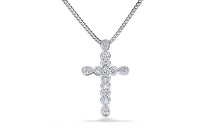 1.60ct D Flawless Diamond Necklace set in 18K White Gold