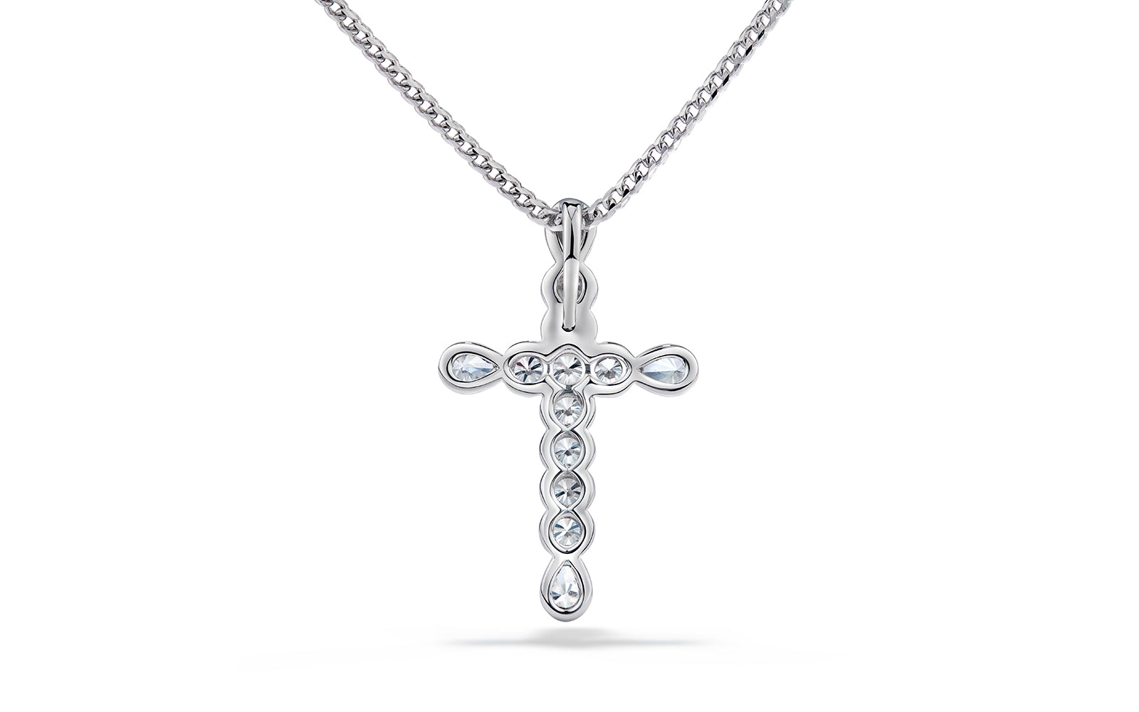 1.60ct D Flawless Diamond Necklace set in 18K White Gold