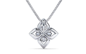 1.24ct D Flawless Diamond Necklace set in 18K White Gold