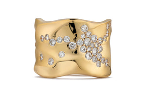 1.32ct D Flawless Diamond Ring set in 18K Yellow Gold