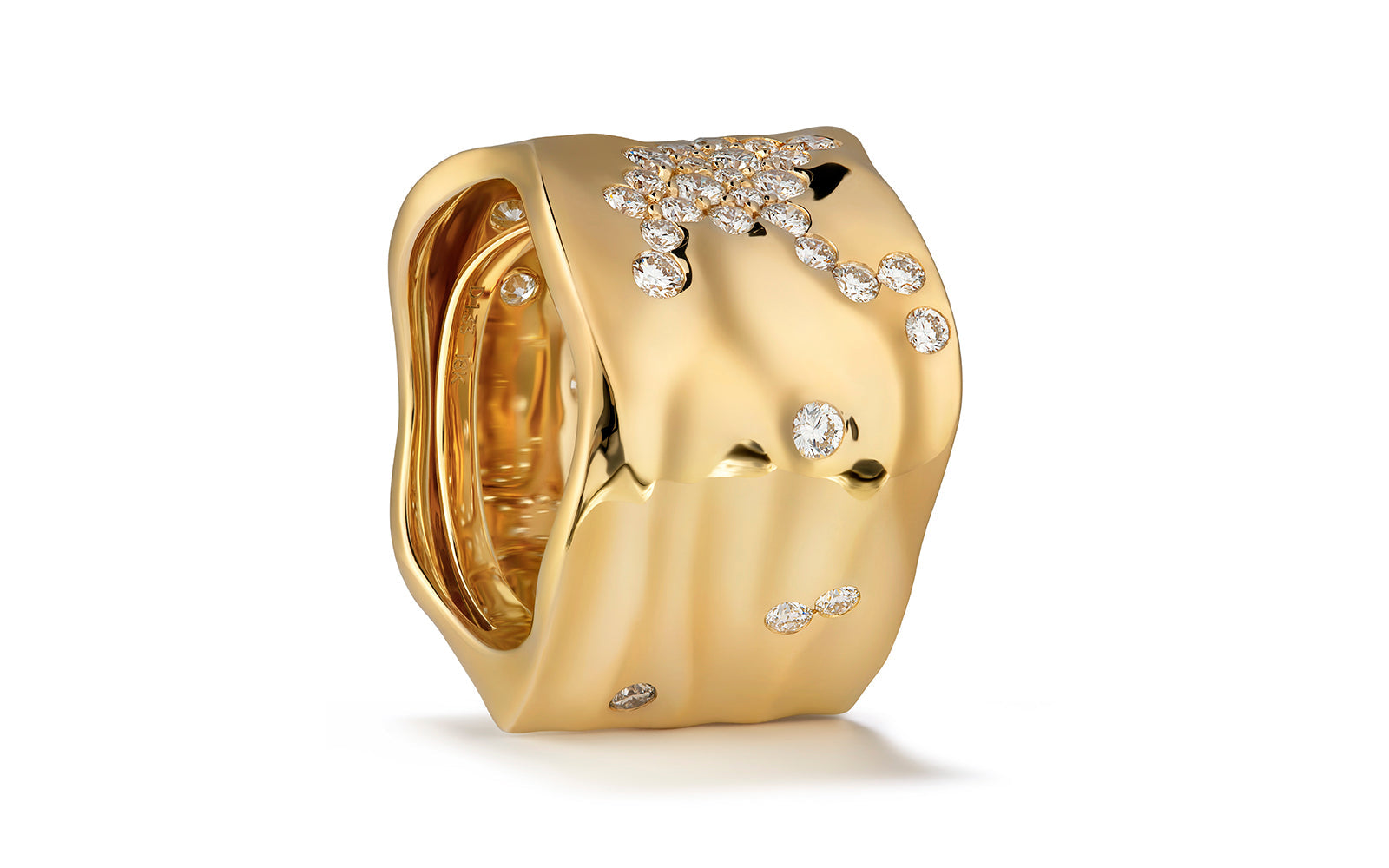 1.32ct D Flawless Diamond Ring set in 18K Yellow Gold