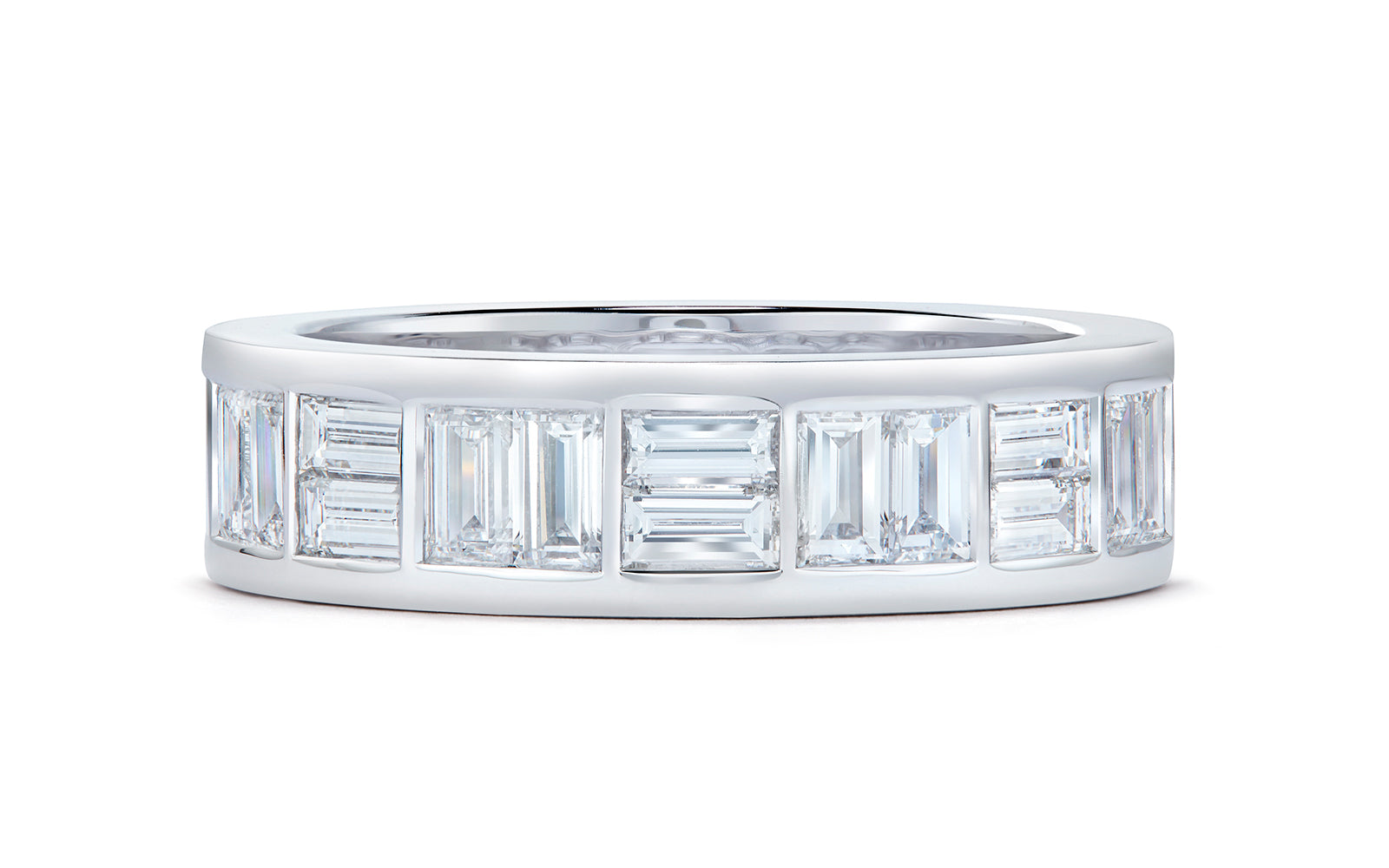 4.03ct D Flawless Diamond Ring set in 18K White Gold