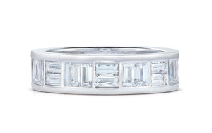 4.03ct D Flawless Diamond Ring set in 18K White Gold