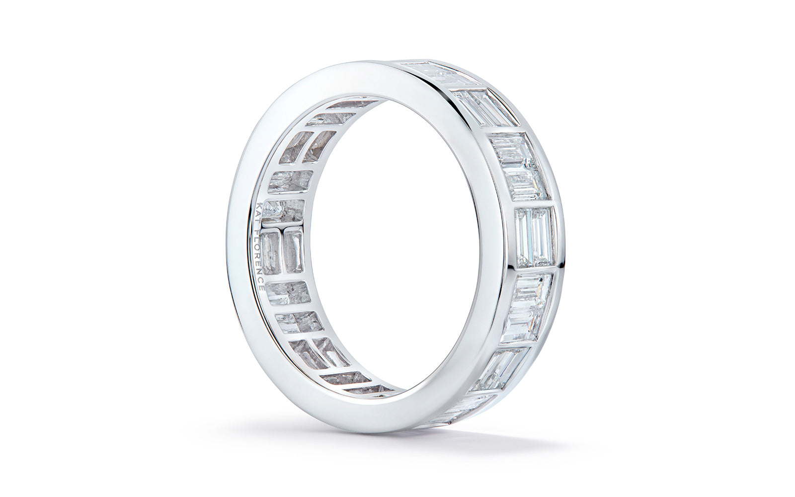 4.03ct D Flawless Diamond Ring set in 18K White Gold
