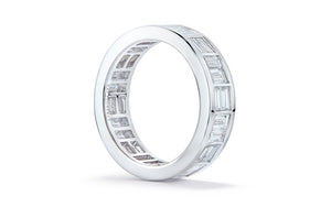 4.03ct D Flawless Diamond Ring set in 18K White Gold