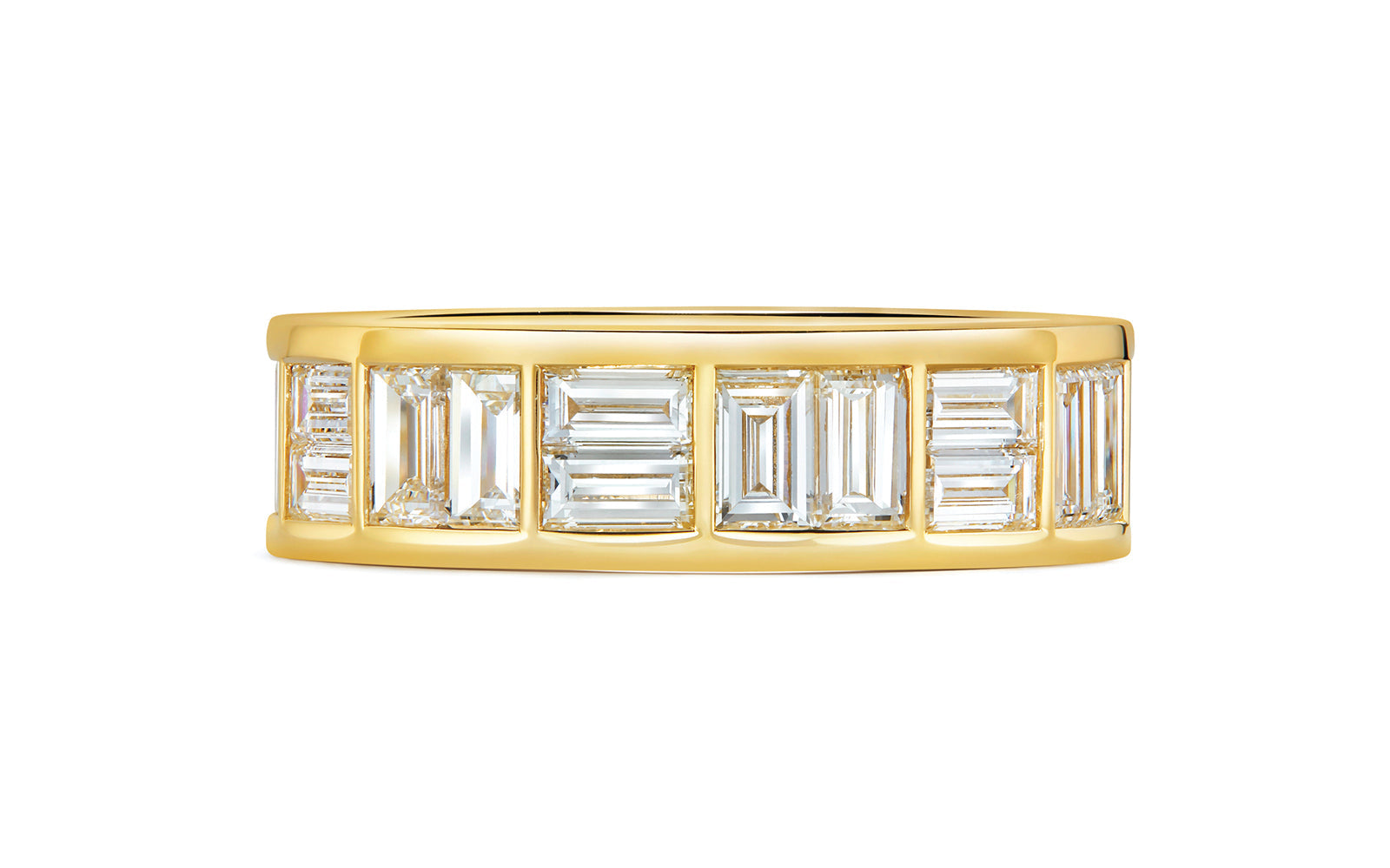 3.67ct D Flawless Diamond Ring set in 18K Yellow Gold
