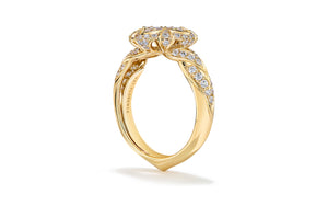 1.13ct D Flawless Diamond Ring set in 18K Yellow Gold