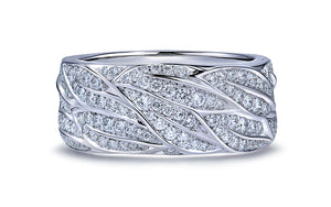 1.00ct D Flawless Diamond Ring set in 18K White Gold