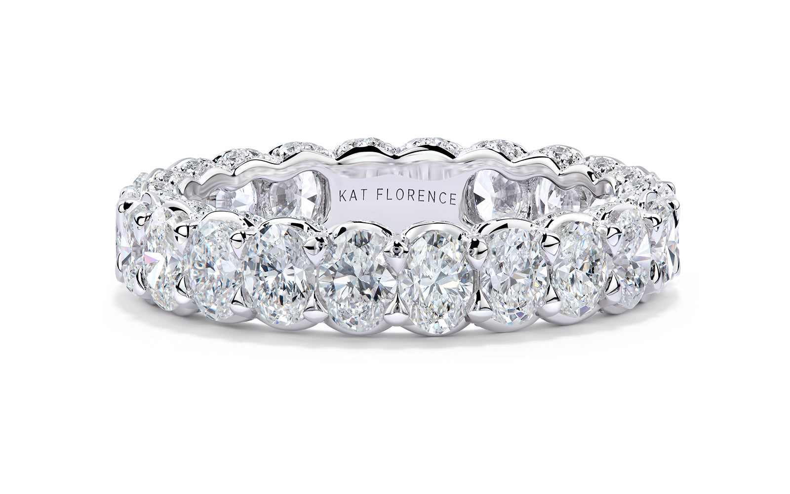 3.74ct D Flawless Diamond Ring set in 18K White Gold