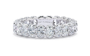 3.74ct D Flawless Diamond Ring set in 18K White Gold