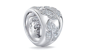 2.02ct D Flawless Diamond Ring set in 18K White Gold