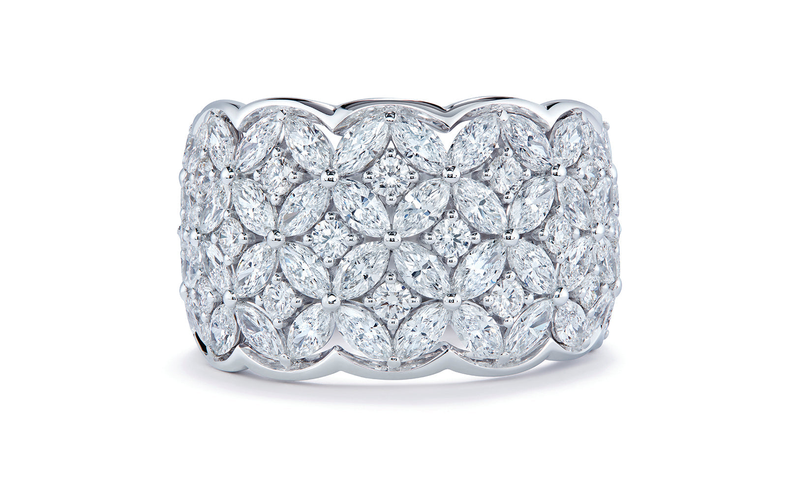 3.24ct D Flawless Diamond Ring set in 18K White Gold