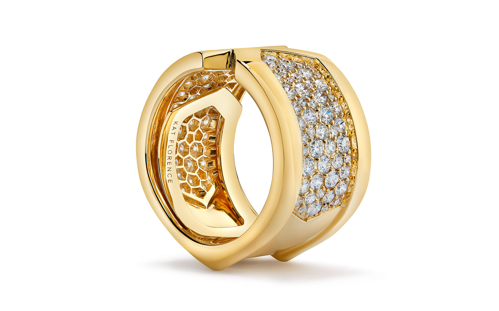 2.01ct D Flawless Diamond Ring set in 18K Yellow Gold