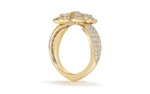 1.68ct D Flawless Diamond Ring set in 18K Yellow Gold