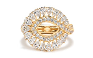 2.62ct D Flawless Diamond Ring set in 18K Yellow Gold