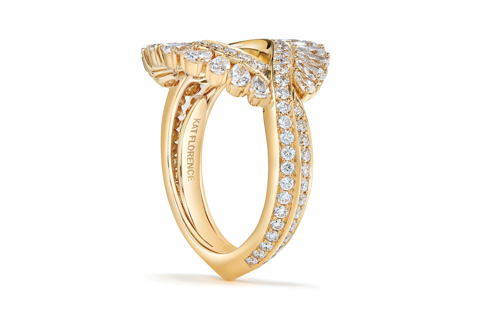 2.62ct D Flawless Diamond Ring set in 18K Yellow Gold