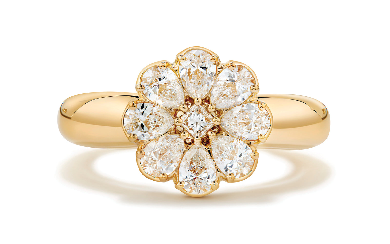 1.31ct D Flawless Diamond Ring set in 18K Yellow Gold
